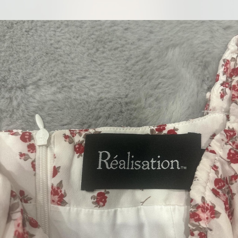 Realisation Par Red Floral Mini Dress - Picture 2 of 2